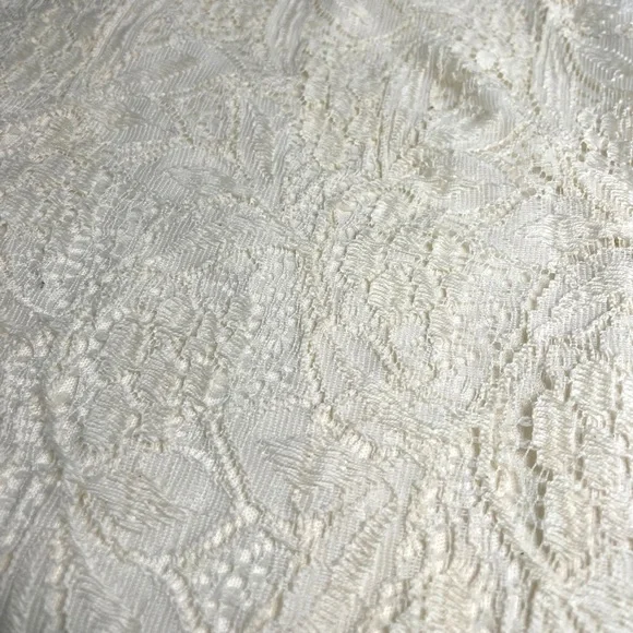 Alythea - Sleeveless Lace A-Line Dress - Ivory - Size Small - Picture 4 of 7